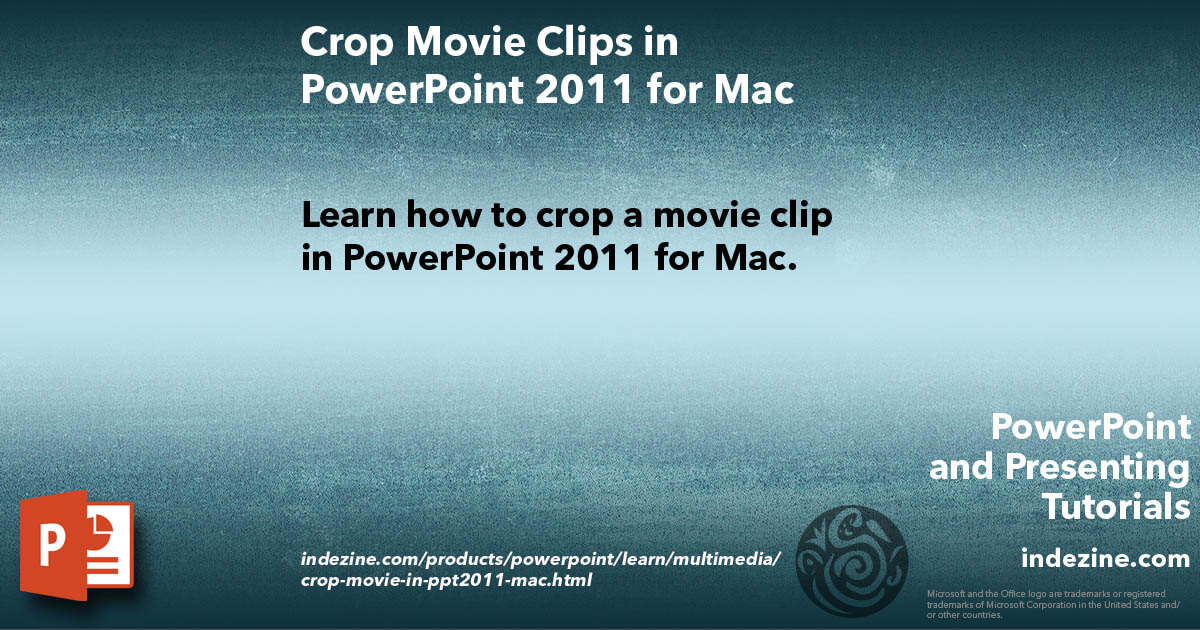 Custom cropping an image in powerpoint for mac
